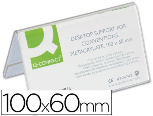 Identificadores secretaria q-connect metacrilato 100x60mm , Q-connect , 39939 , 5705831047426